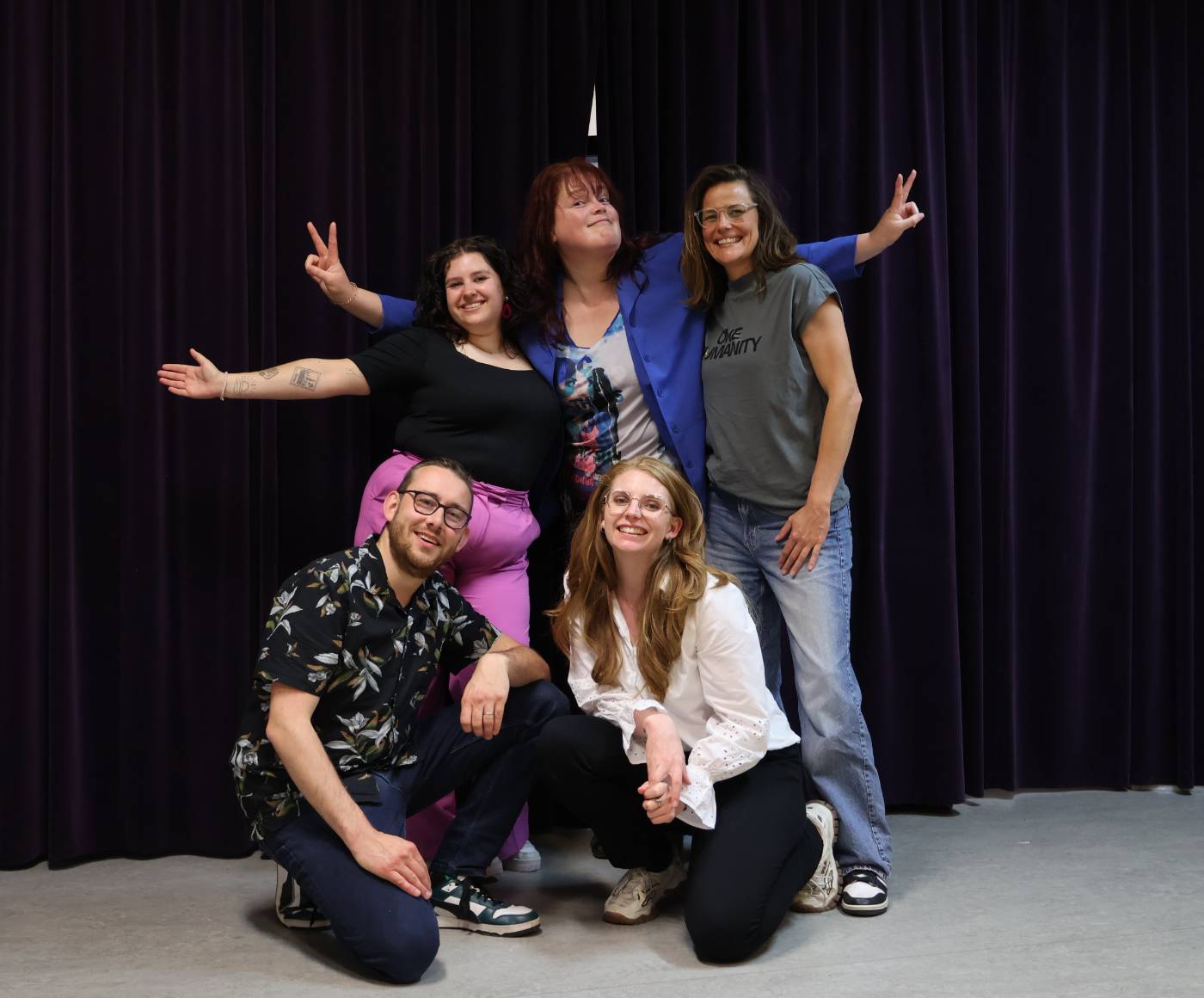 Team en deelnemers van TheaterMIK